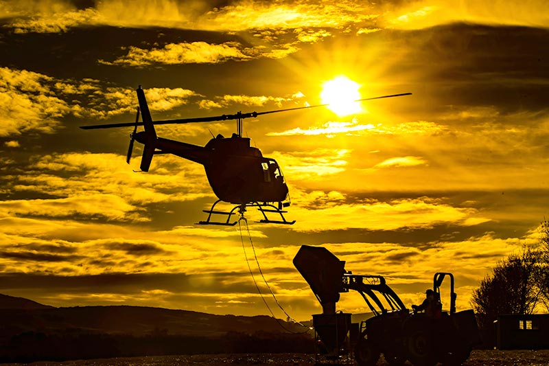 Dry Speading Helicopter Arkansas