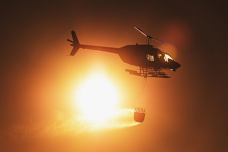 Firefighting Helicopter in Arkansas