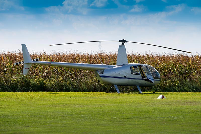 Wet Spreading Helicopter in Arkansas